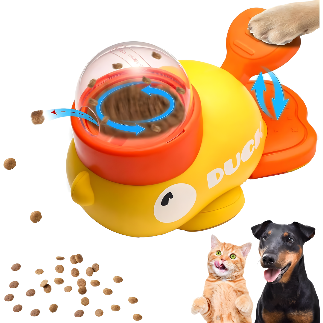 DuckPlay Treat Feeder: Interactive Food Reward Toy