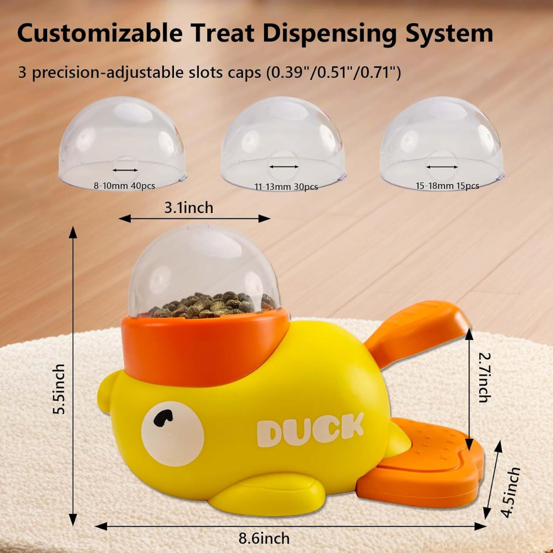 DuckPlay Treat Feeder: Interactive Food Reward Toy
